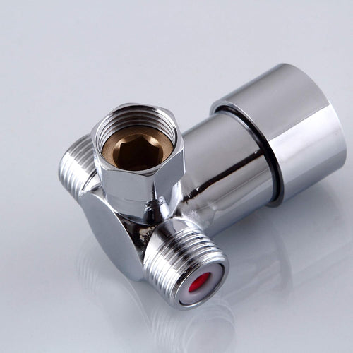 Sencico DN15 Bathroom Shower Water Mixing Valve, 1/2 Inch Water Temperature Adjust Valve Cold and Hot Water Mixer